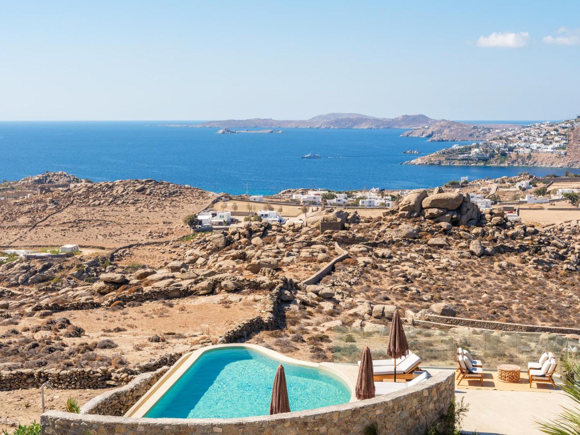 Mykonos Villa Scorpios Mykonos Town エクステリア 写真