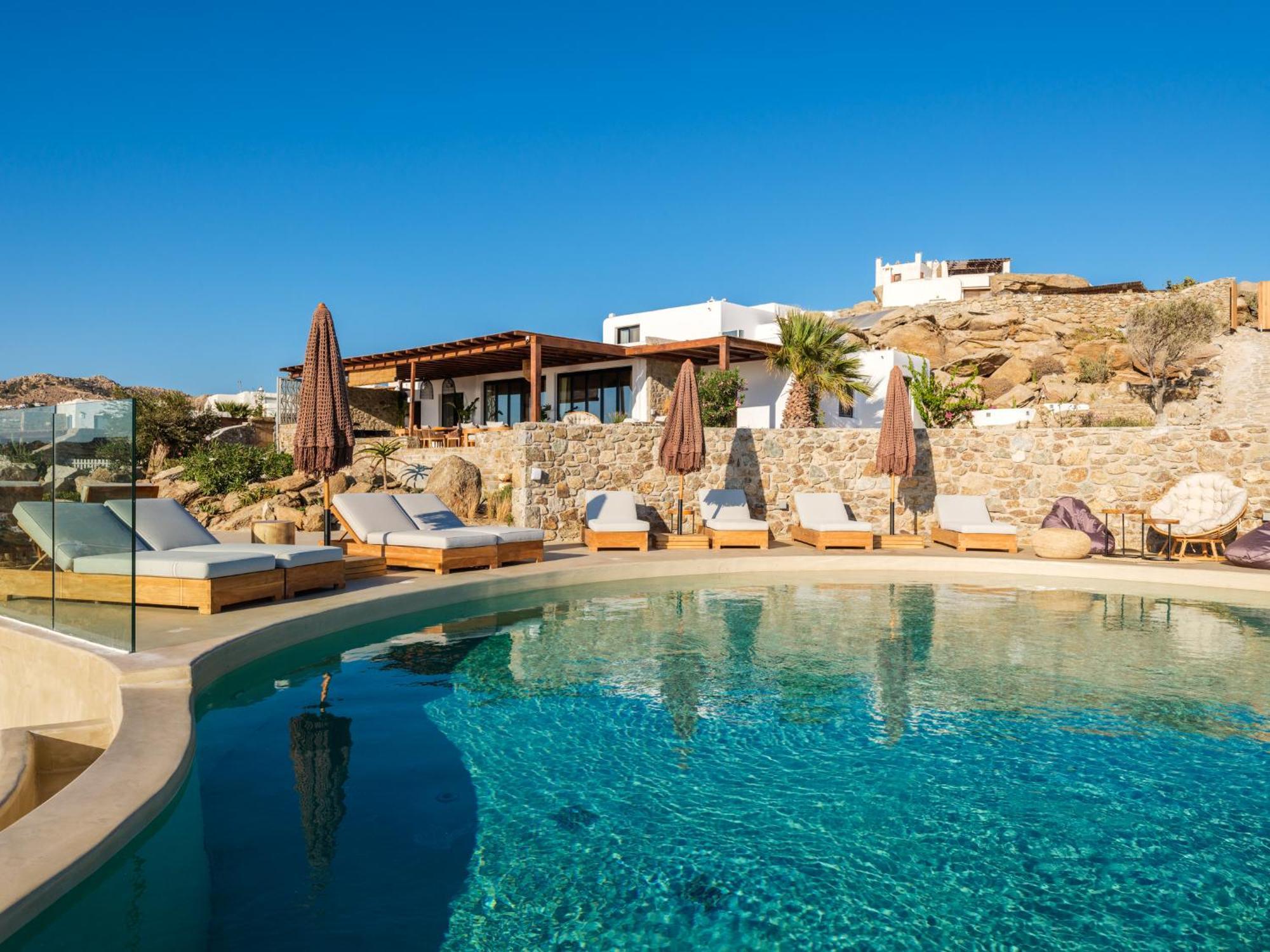 Mykonos Villa Scorpios Mykonos Town エクステリア 写真