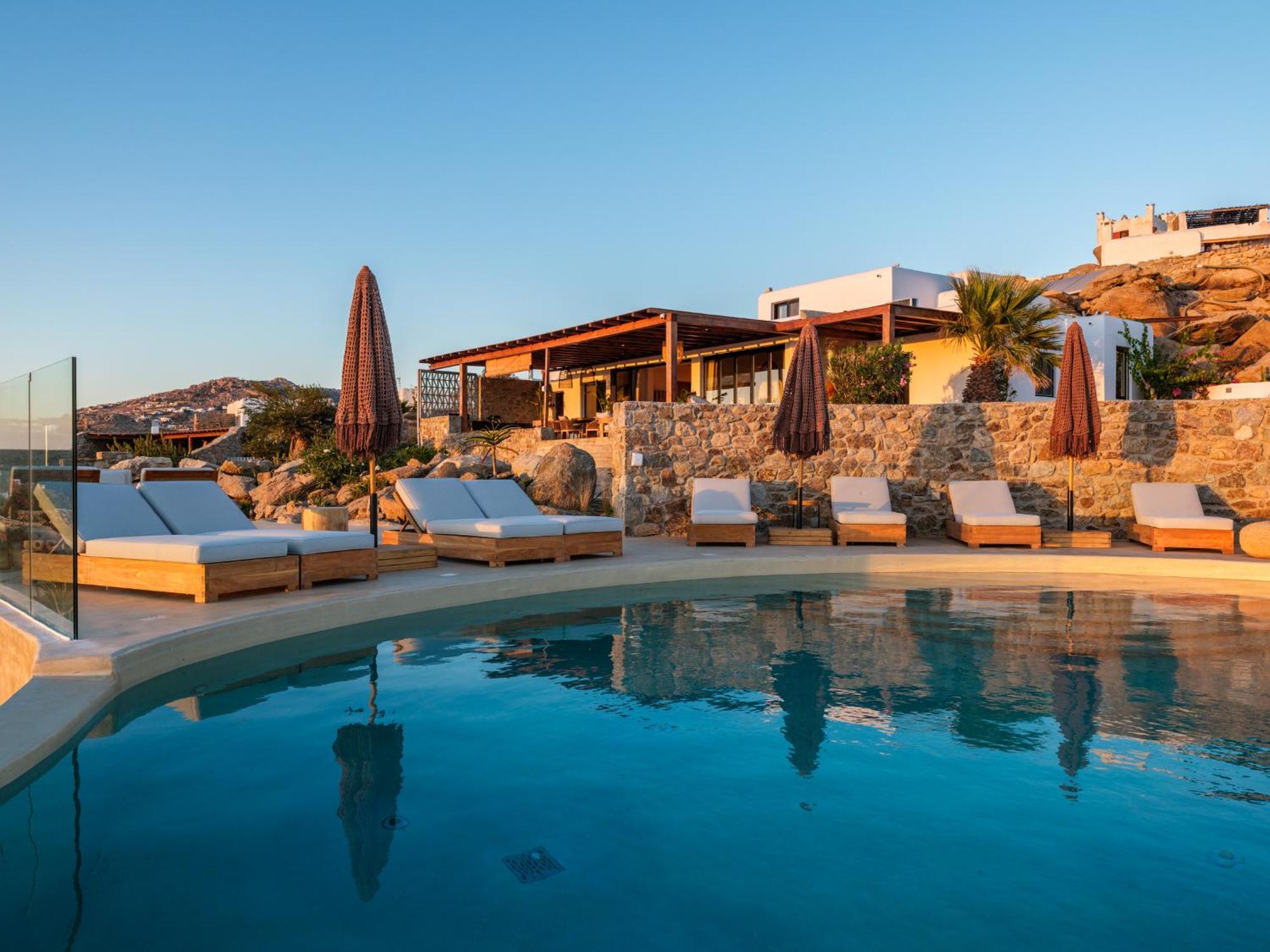 Mykonos Villa Scorpios Mykonos Town エクステリア 写真
