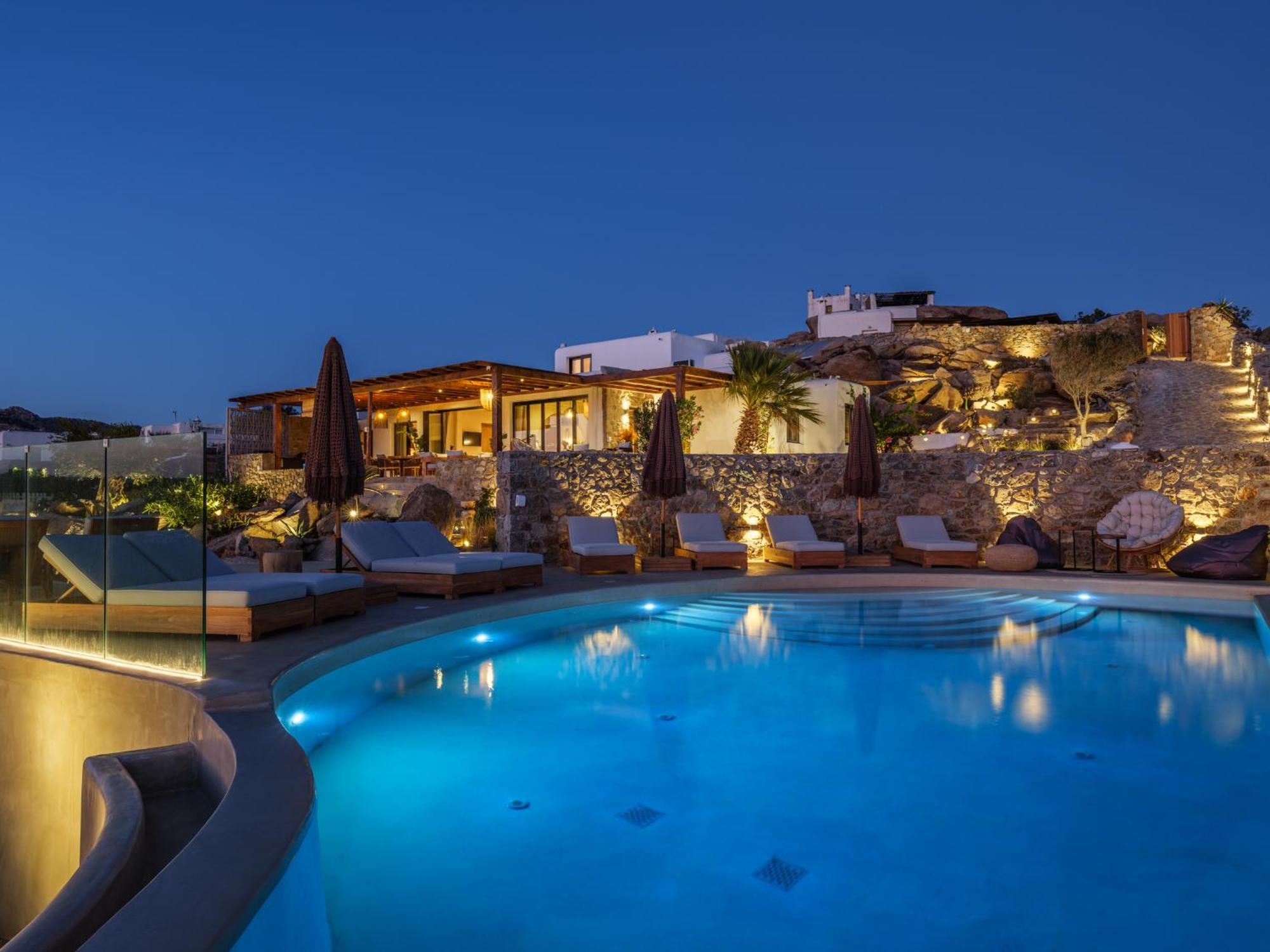 Mykonos Villa Scorpios Mykonos Town エクステリア 写真